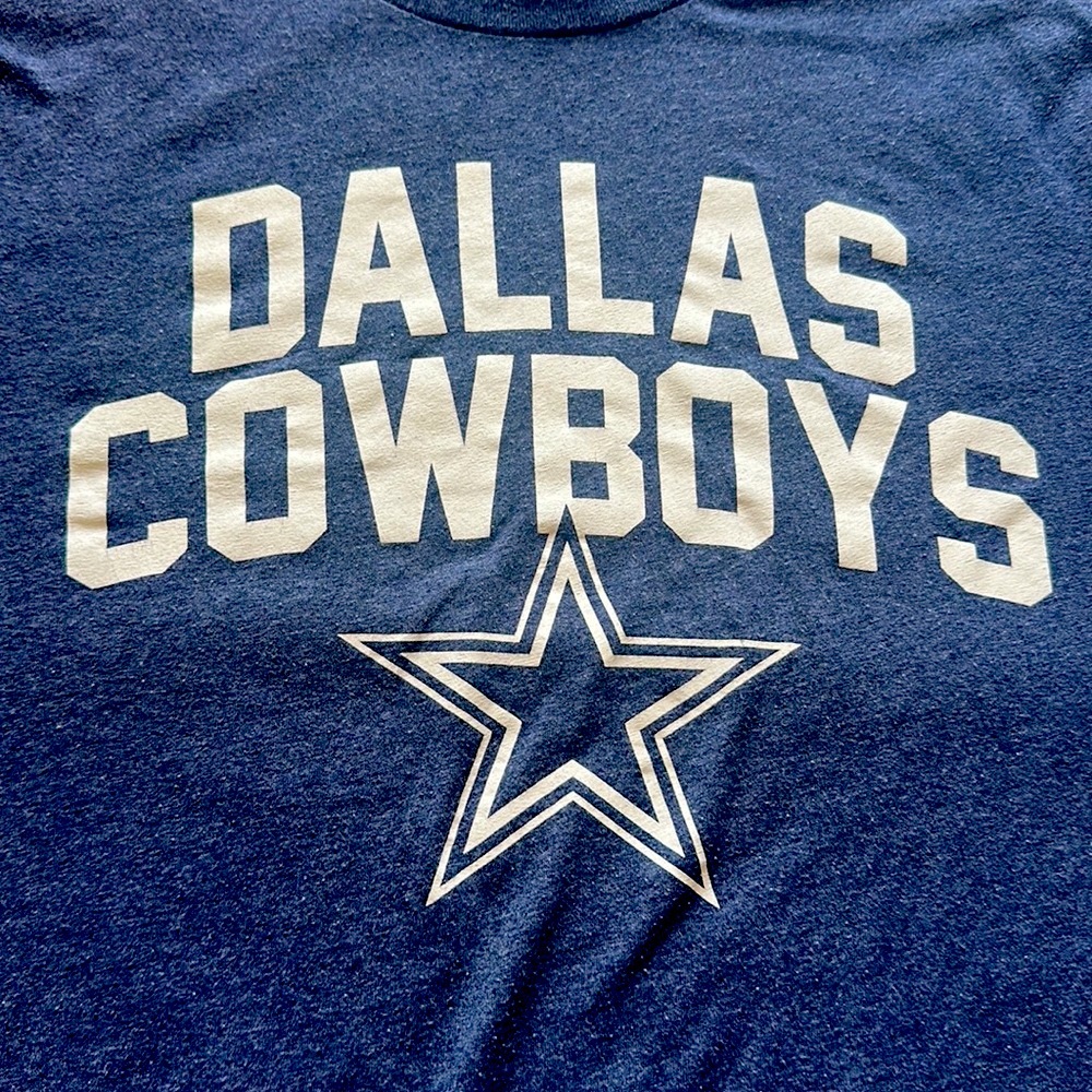 🏈DALLAS COWBOY’S OFFICIAL Dat Prescott Draft & Sideline T-Shirt Grey/Wht Vintage